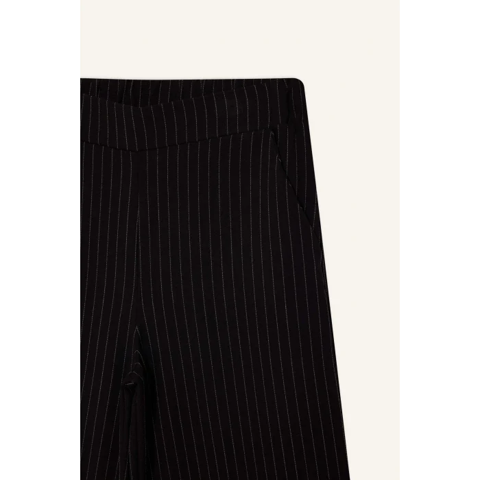 Defacto G6350A8BK34 Siyah Wide Leg Pantolon Kız Çocuk