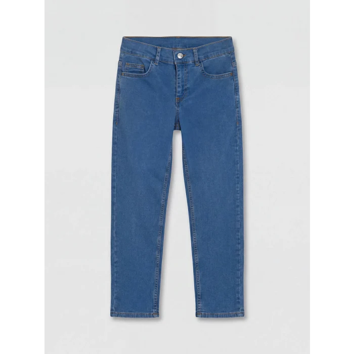 LCW Kids İndigo Slim Fit Erkek Çocuk Jean Pantolon