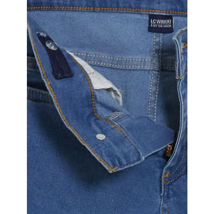 LCW Kids İndigo Slim Fit Erkek Çocuk Jean Pantolon
