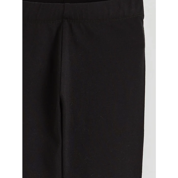 LCW Kids Siyah Basic Kız Çocuk Tayt