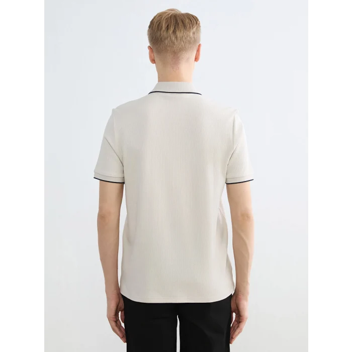 SOUTHBLUE Bej Polo Yaka Erkek Tişört