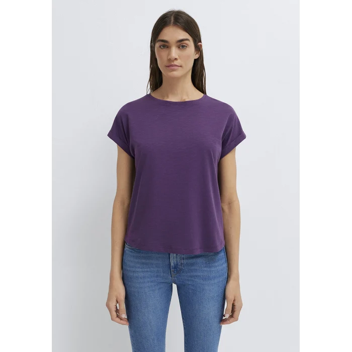 Mavi 1614177-70666 Bisiklet Yaka Mor Basic Tişört