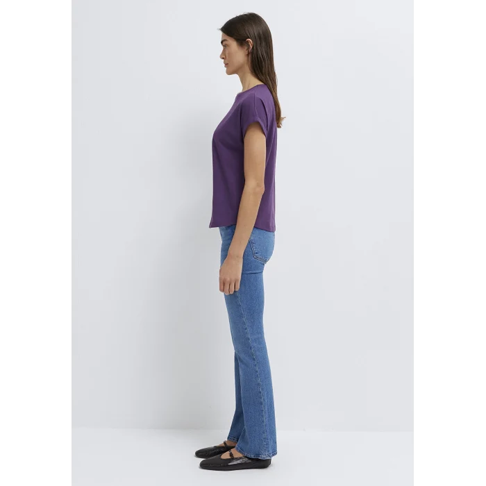 Mavi 1614177-70666 Bisiklet Yaka Mor Basic Tişört