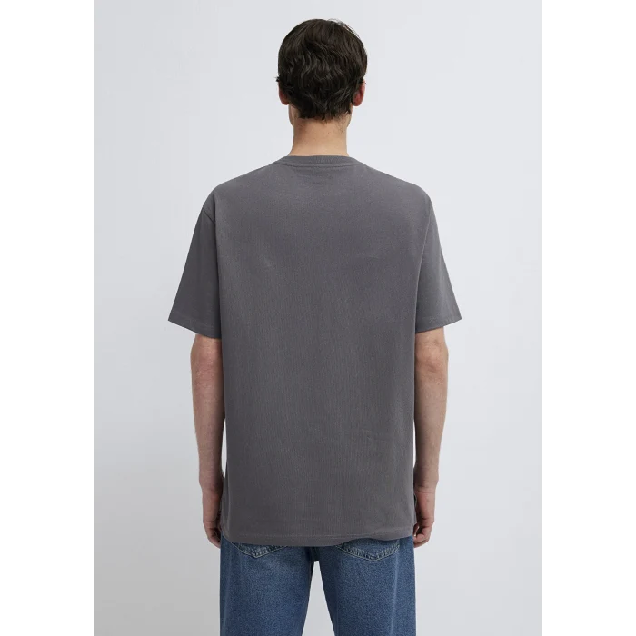 Mavi 066248-85309 Cep Detaylı Gri Basic Tişört