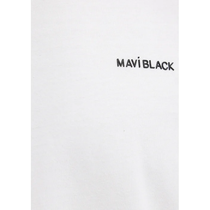 Mavi 0612689-70057 Mavi Black Omuz Detaylı Ekru Tişört