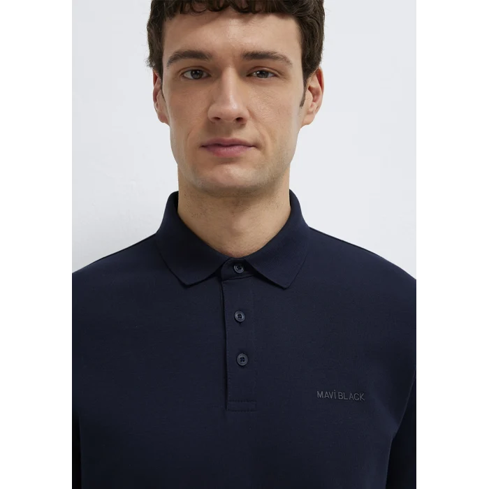 Mavi 0612520-86623 Mavi Black Lacivert Polo Tişört