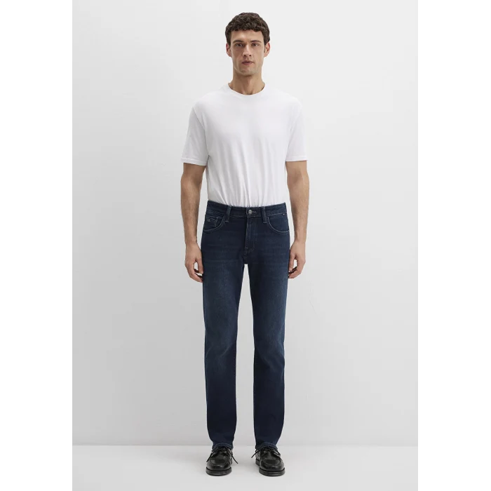 Mavi 0020290825 Hunter Lux Black Puslu Koyu Mavi Jean Pantolon