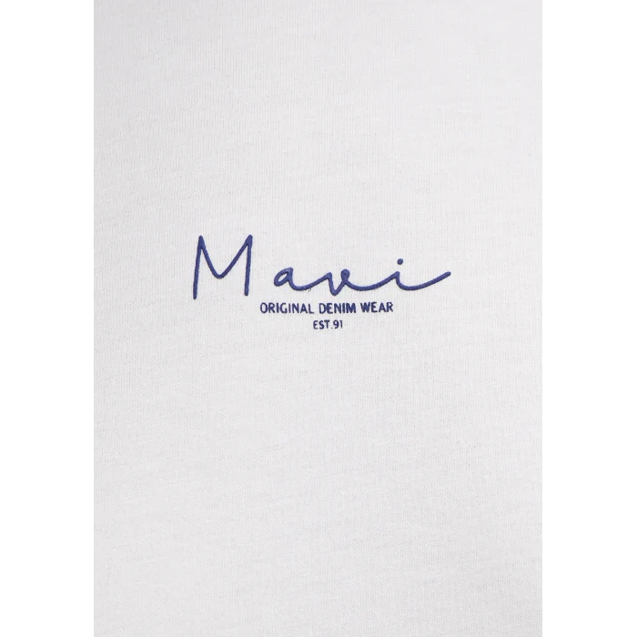 Mavi 1613900-70057 Mavi Baskılı Ekru Tişört