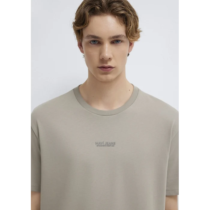 Mavi 0613348-70352 Mavi Jeans Baskılı Bej Tişört