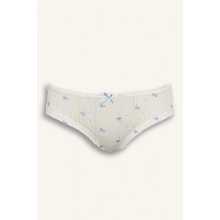 Defacto H0917AXBE550 Mavi 3lü Slip Külot