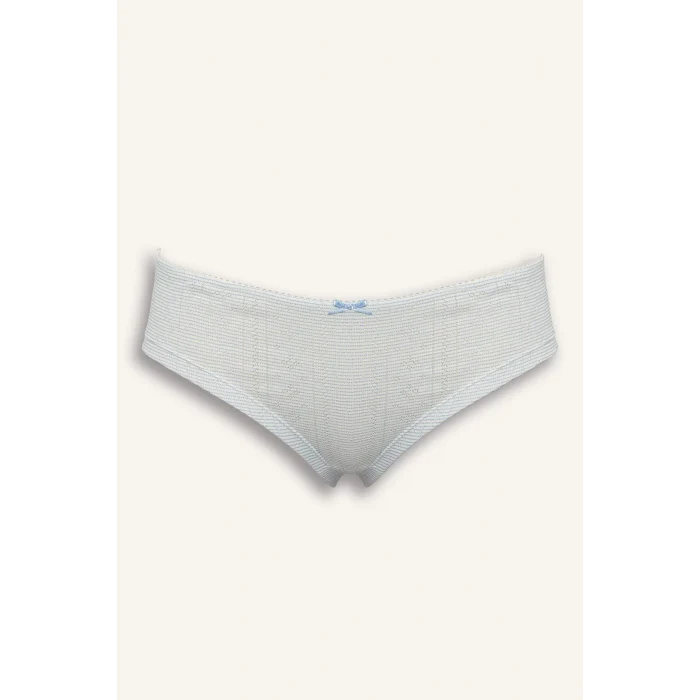 Defacto H0917AXBE550 Mavi 3lü Slip Külot