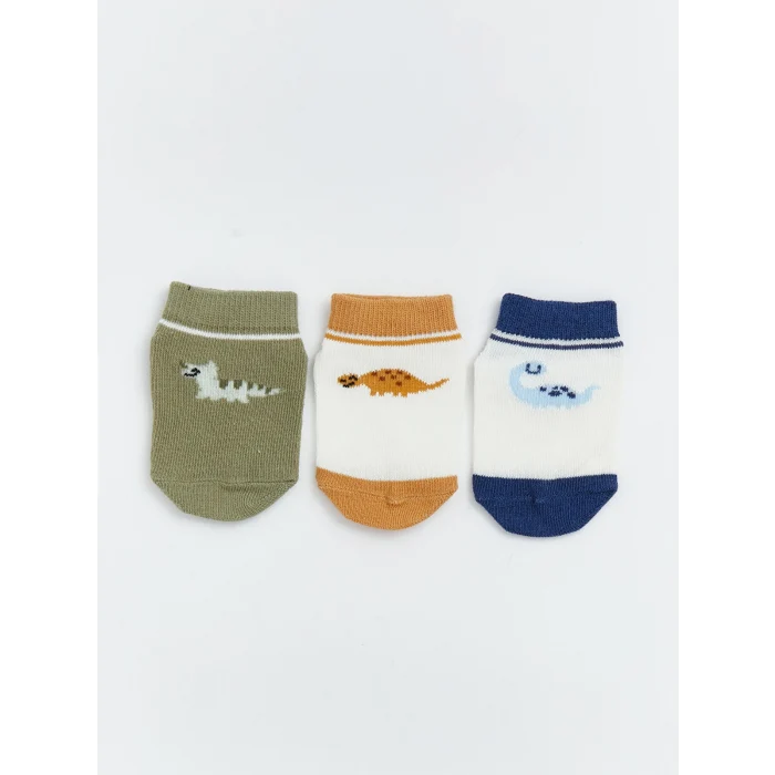 LCW baby Yeşil Erkek Bebek 5li Patik Çorap