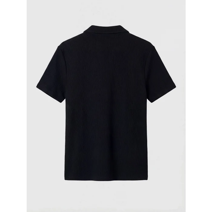 XSIDE Siyah Polo Yaka Erkek Tişört