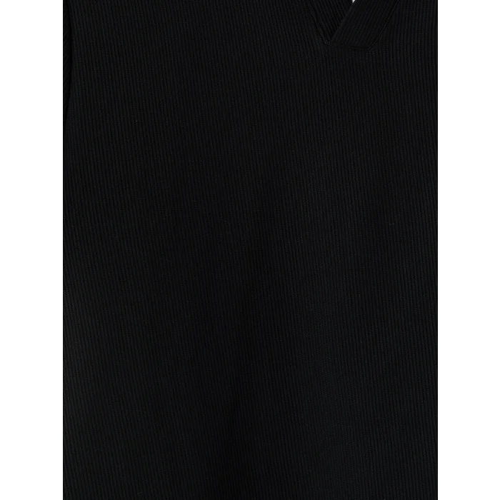 XSIDE Siyah Polo Yaka Erkek Tişört