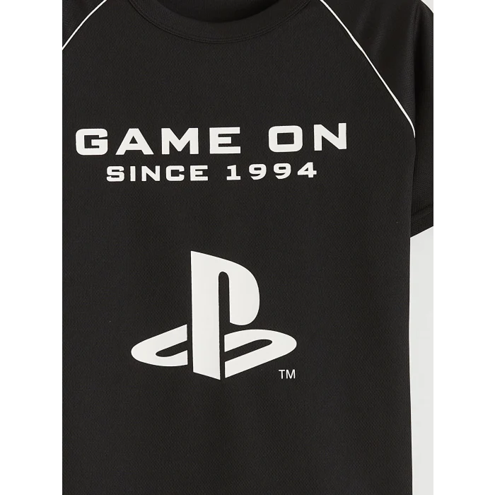 LCW Kids Antrasit Erkek Çocuk PlayStation Baskılı Tişört