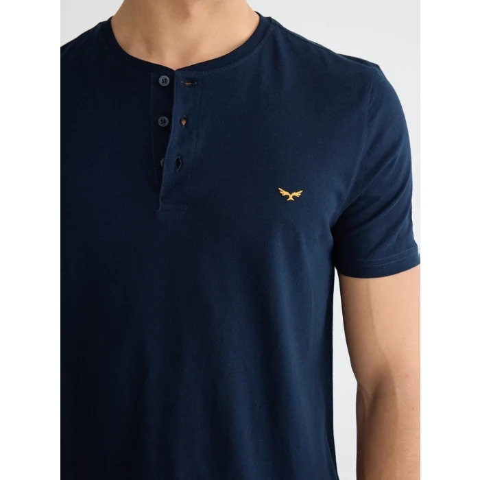 LC WAIKIKI Lacivert Standart Kalıp Erkek Şortlu Pijama Takımı