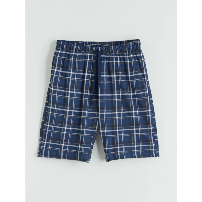LC WAIKIKI Lacivert Standart Kalıp Erkek Şortlu Pijama Takımı