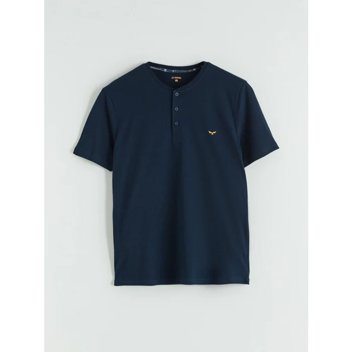 LC WAIKIKI Lacivert Standart Kalıp Erkek Şortlu Pijama Takımı