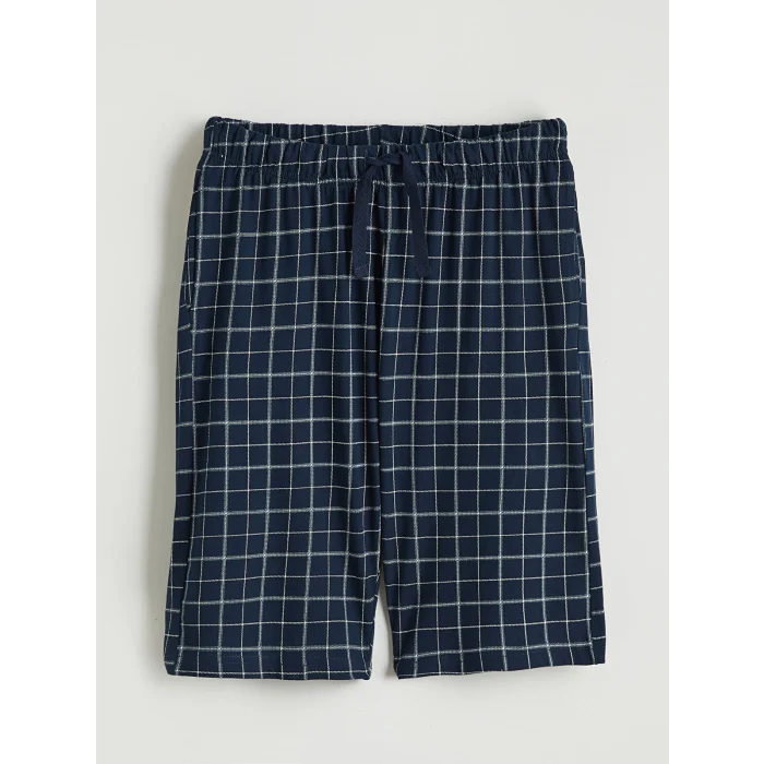 LC WAIKIKI Lacivert Standart Kalıp Erkek Şortlu Pijama Takımı