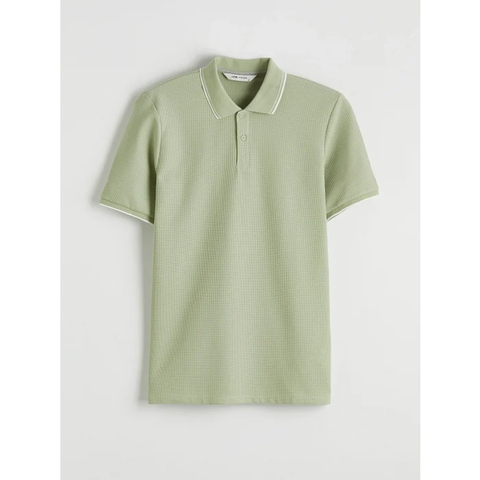 LCW Vision Yeşil Polo Yaka Erkek Tişört