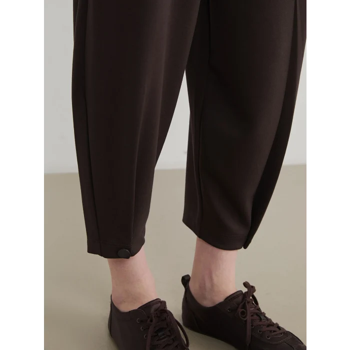 LCW Modest Kahverengi Soft Touch Kadın Eşofman Altı