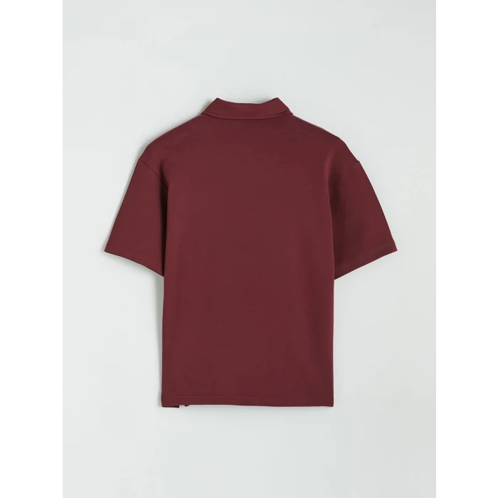 XSIDE Bordo Polo Yaka Erkek Tişört
