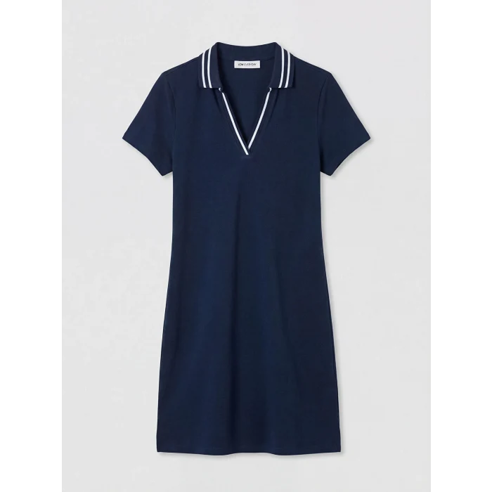 LCW EVERYDAY Lacivert Polo Yaka Mini Elbise