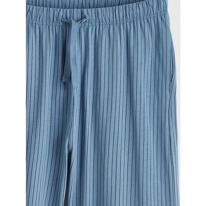 LC WAIKIKI Mavi Standart Kalıp Erkek Şortlu Pijama Takımı