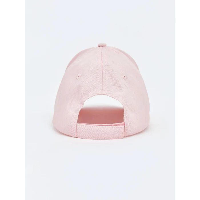 LCW ACCESSORIES Pembe Fiyonk Nakışlı Kız Çocuk Kep Şapka
