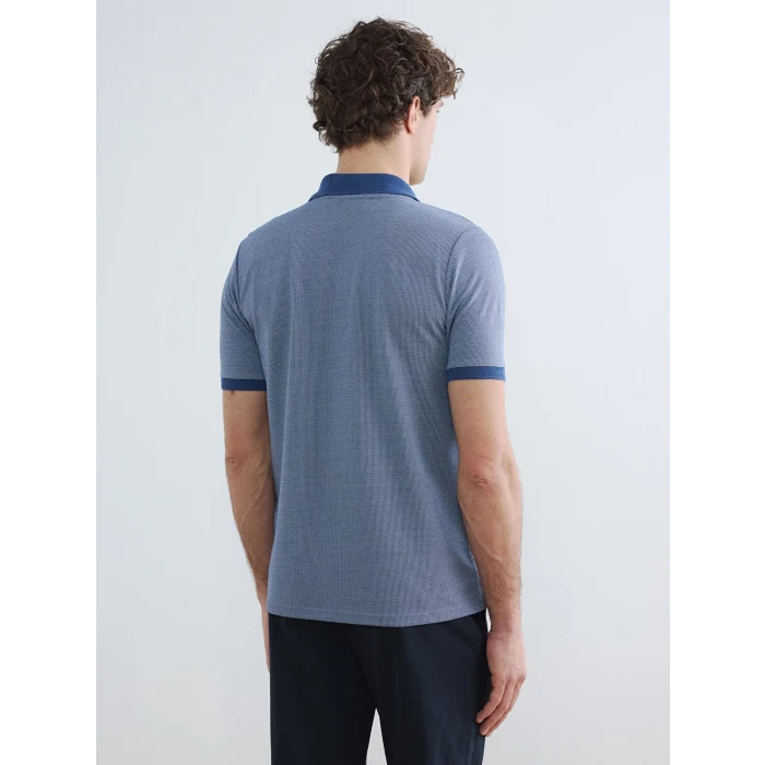 LCWAIKIKI Classic Lacivert Polo Yaka Erkek Tişört