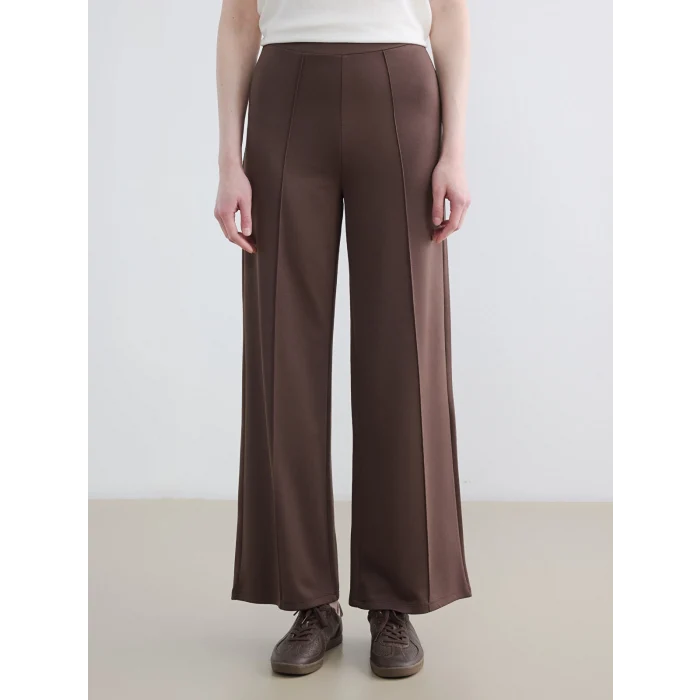 LCW Modest Kahverengi Beli Lastikli Soft Touch Kadın Eşofman Altı