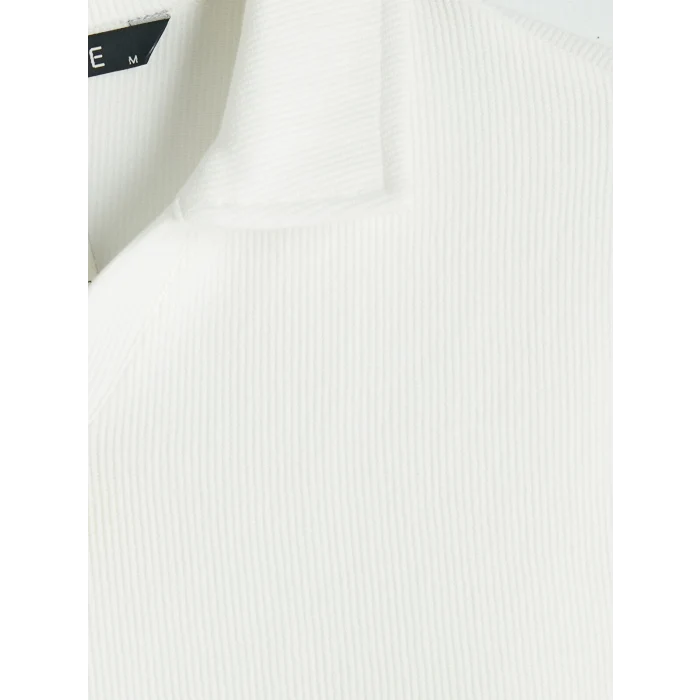 XSIDE Beyaz Polo Yaka Erkek Tişört