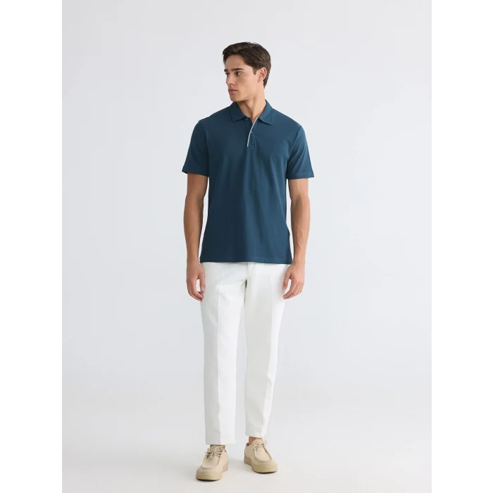 LCWAIKIKI Classic Petrol Polo Yaka Pike Erkek Tişört