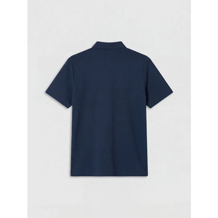 LCWAIKIKI Classic İndigo Polo Yaka Pike Erkek Tişört