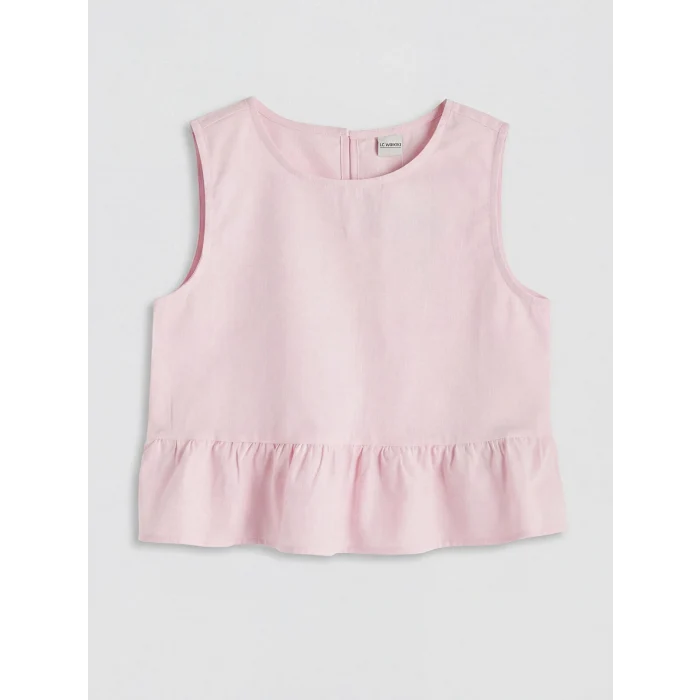 LCW Kids Pembe Kız Çocuk Bluz ve Pantolon Takım