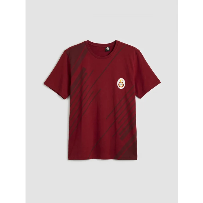 LC WAIKIKI Kırmızı Galatasaray Baskılı Erkek Şortlu Pijama Takımı