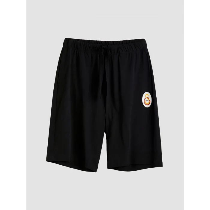 LC WAIKIKI Kırmızı Galatasaray Baskılı Erkek Şortlu Pijama Takımı