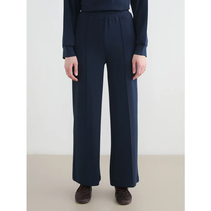 LCW Modest Lacivert Beli Lastikli Soft Touch Kadın Eşofman Altı