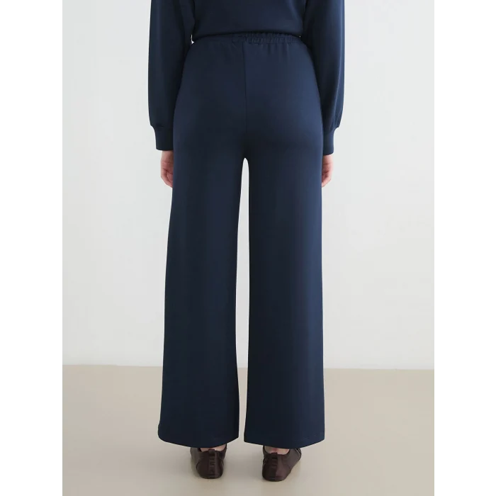 LCW Modest Lacivert Beli Lastikli Soft Touch Kadın Eşofman Altı