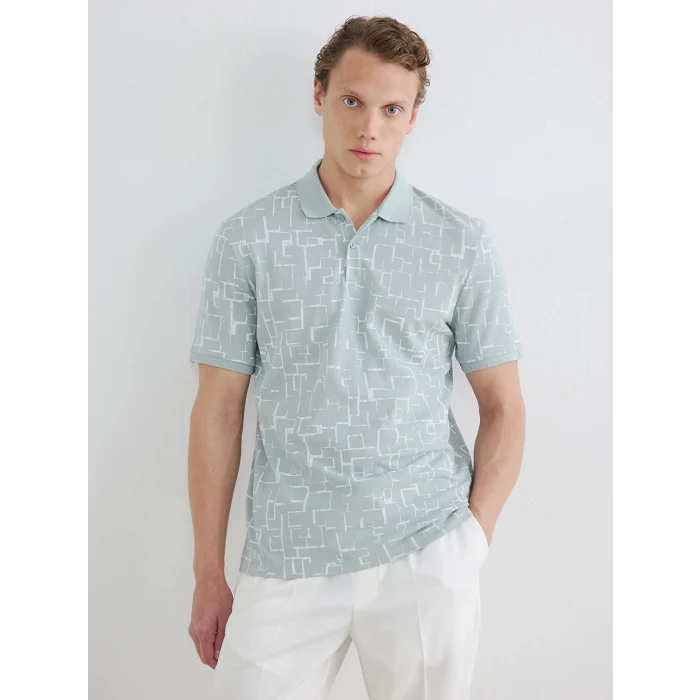 LCW Vision Turkuaz Polo Yaka Pike Erkek Tişört