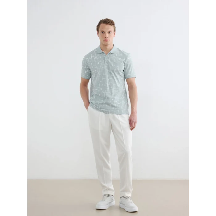 LCW Vision Turkuaz Polo Yaka Pike Erkek Tişört