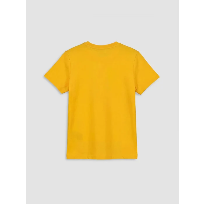 LCW Kids Turuncu Galatasaray Baskılı Erkek Çocuk Şortlu Pijama Takımı
