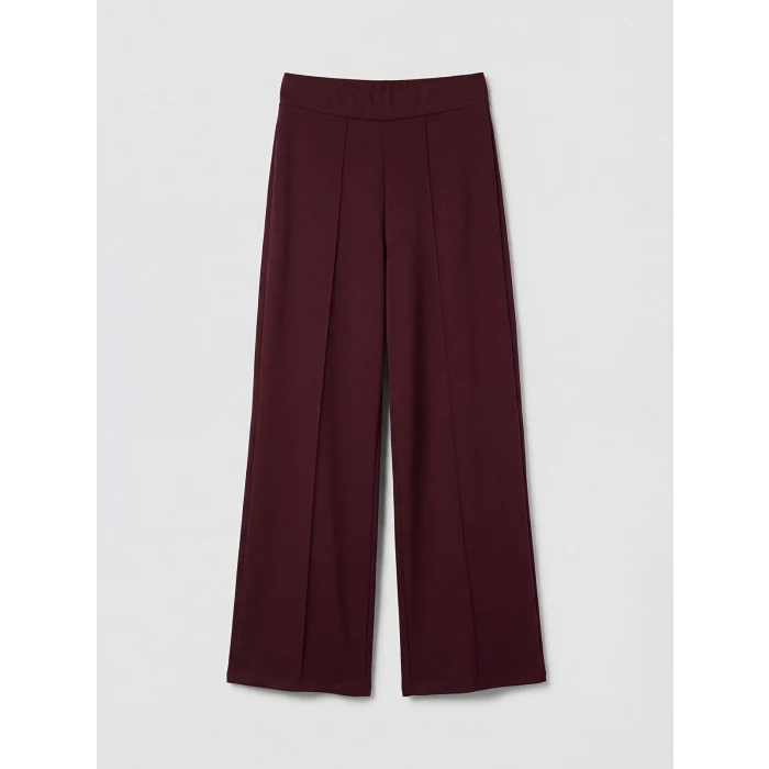 LCW Modest Mürdüm Beli Lastikli Soft Touch Kadın Eşofman Altı