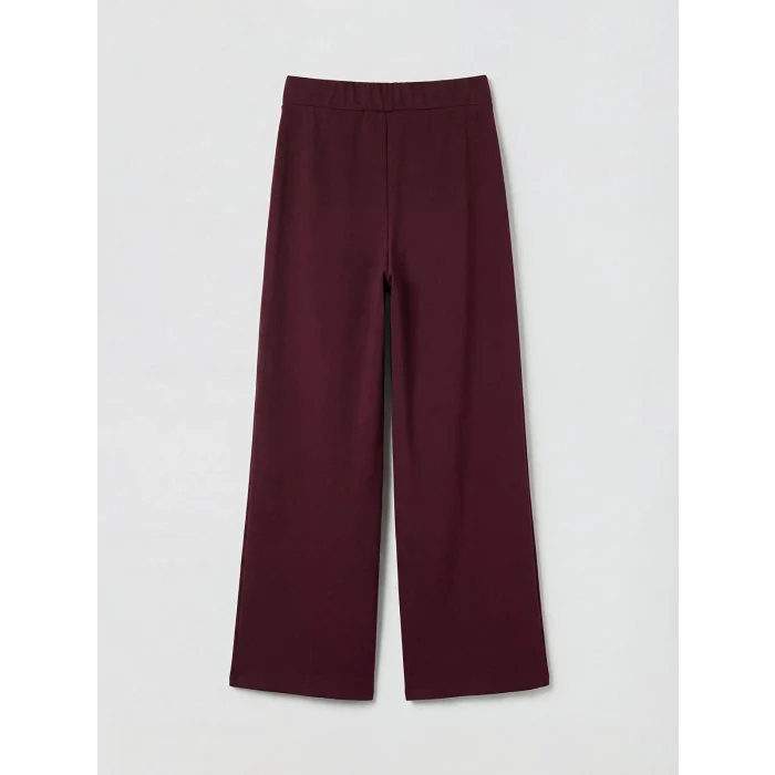 LCW Modest Mürdüm Beli Lastikli Soft Touch Kadın Eşofman Altı