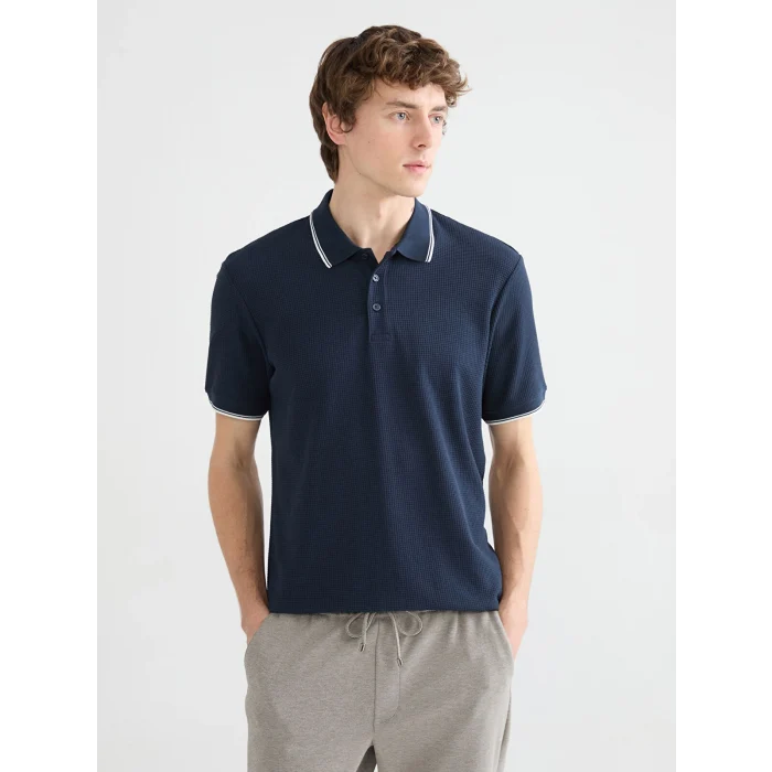 SOUTHBLUE Lacivert Polo Yaka Erkek Tişört
