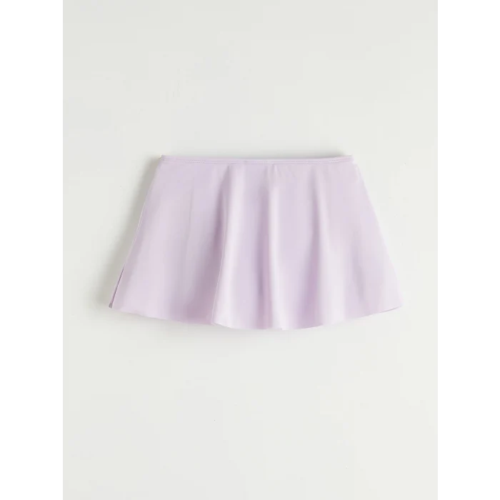 LCW Kids Lila Baskılı Kız Çocuk Etekli Bikini