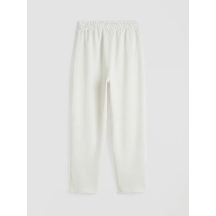 LCW Modest Bej Beli Lastikli Soft Touch Kadın Eşofman Altı
