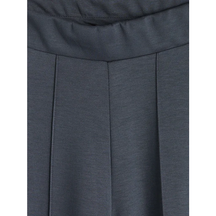 LCW Modest Antrasit Beli Lastikli Soft Touch Kadın Eşofman Altı