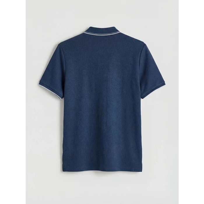 LCW Vision İndigo Polo Yaka Erkek Tişört