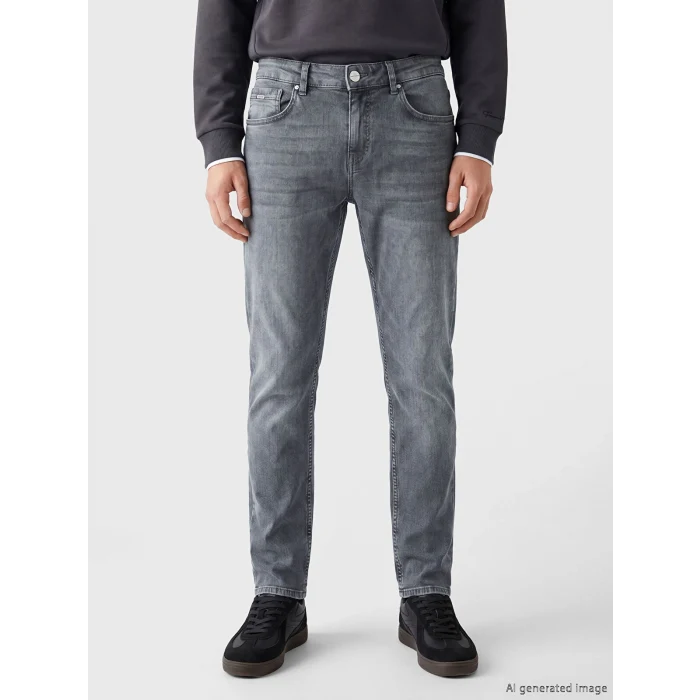 LCW Jeans Gri 750 Slim Fit Erkek Jean Pantolon